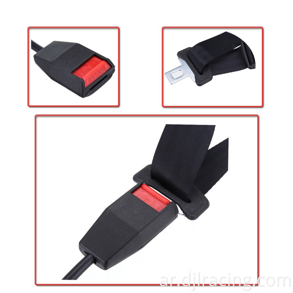 Universal 3 نقاط طفل حزام مقعد حزام مقعد القابل للسحب حزام مقعد حزام السلامة
